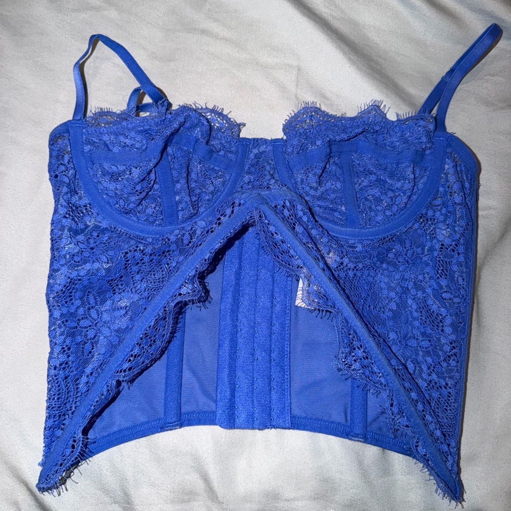 Urban Outfitters Cobalt Blue Lace Camisole